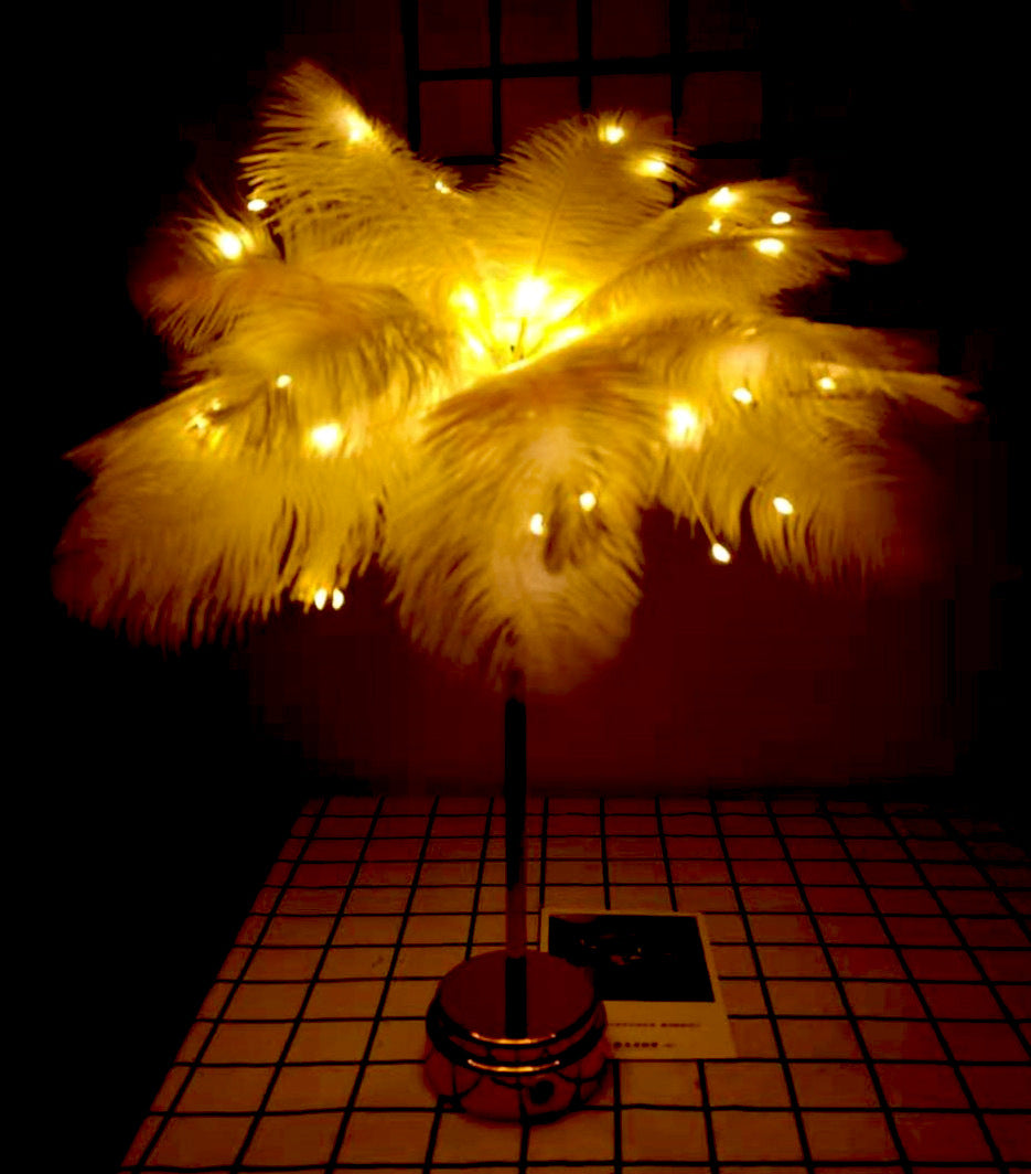 Feather Night Lamp