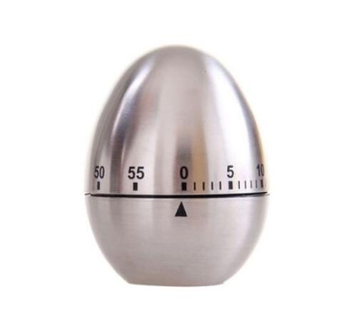 Egg shaped kitchen timer